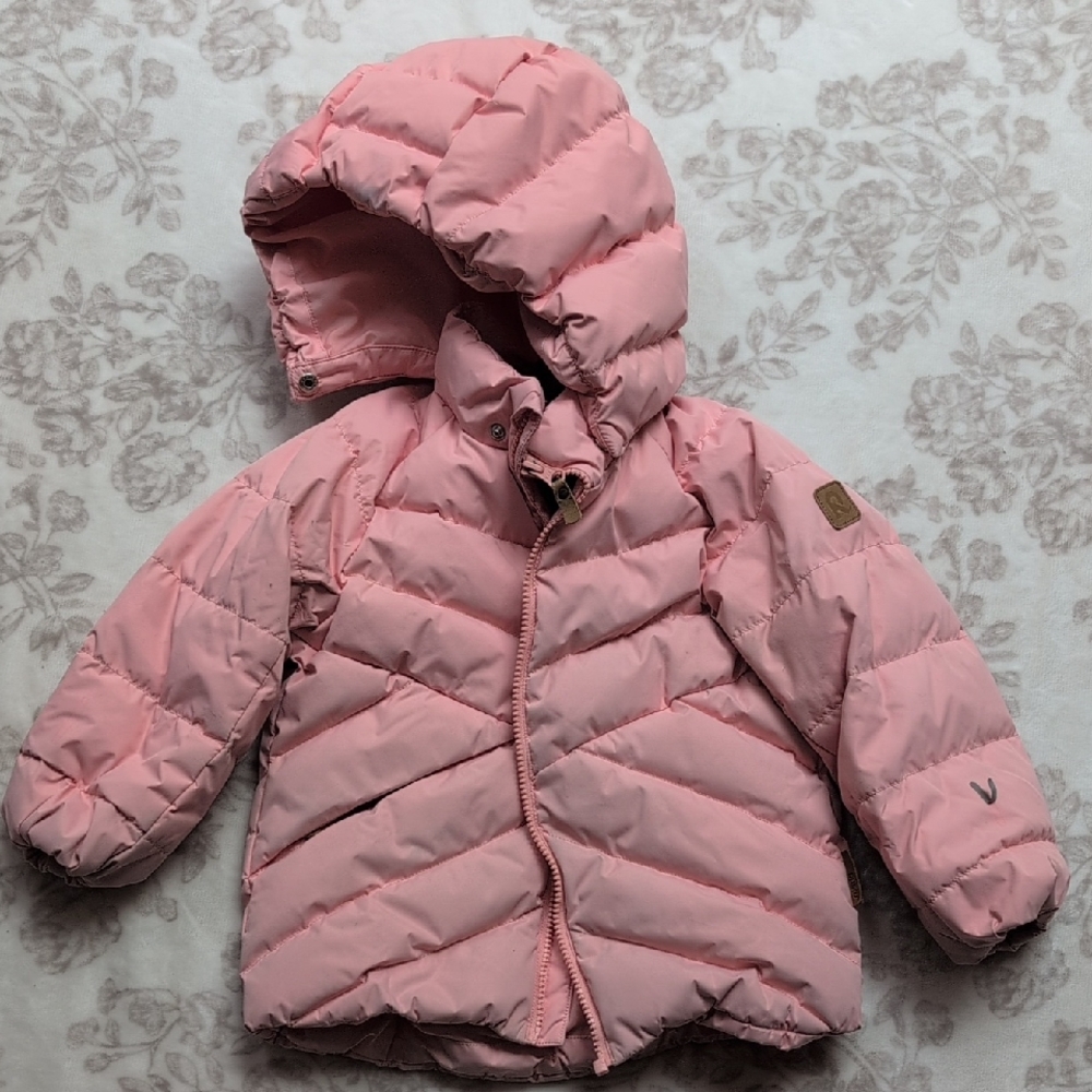 Pink Kids Puffer Jacket
